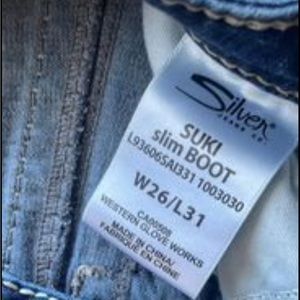 Silver jeans
